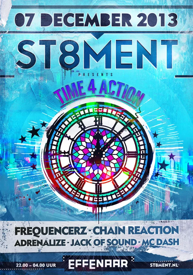 Poster: St8ment Presents Time 4 Action