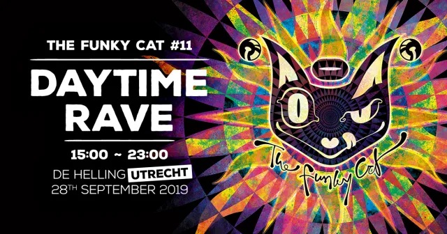 Poster: The Funky Cat #11 DAYTIME RAVE