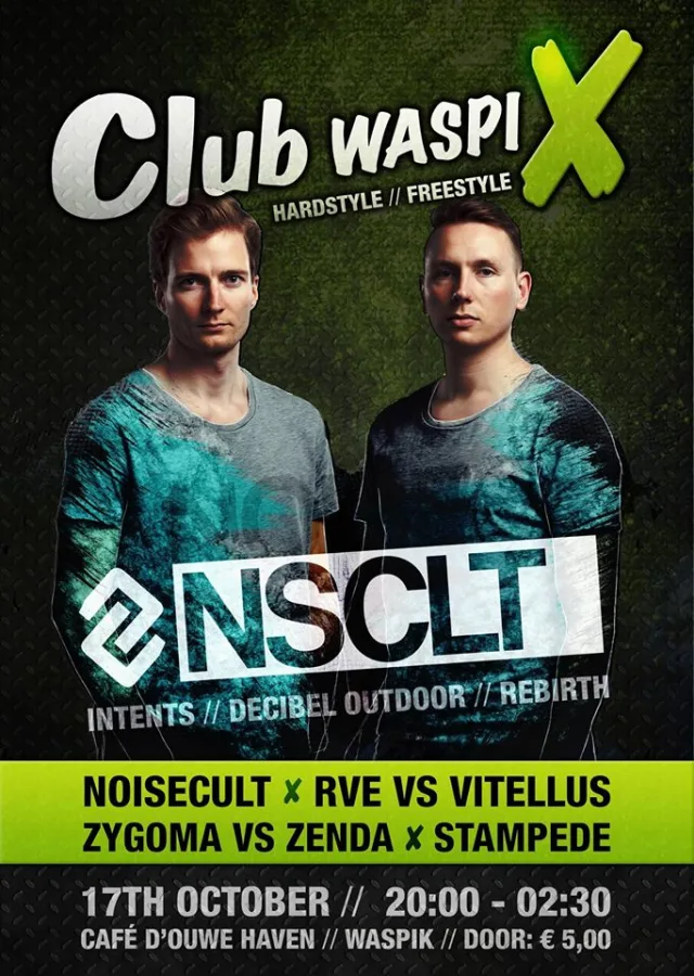Poster: Club Waspix: Noisecult