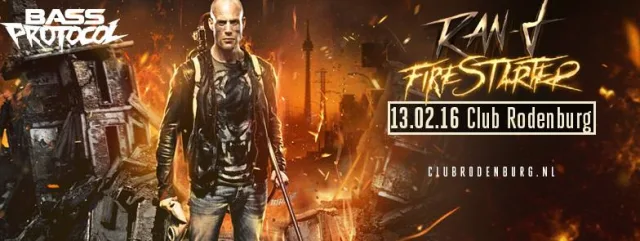Poster: Bass Protocol - Ran-D Firestarter Tour