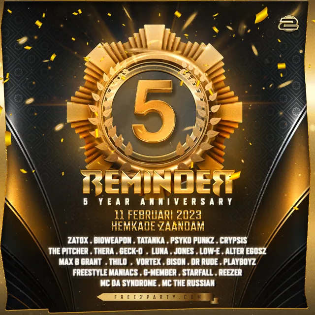 Poster: Reminder - 5 years anniversary