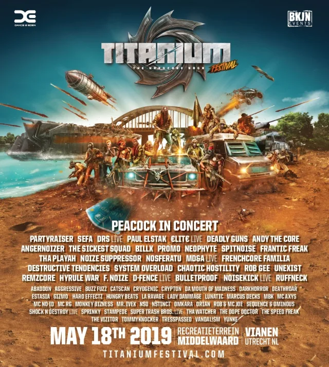 Poster: Titanium Festival - The Hardcore Saga