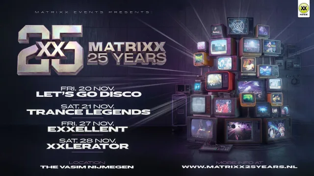 Poster: Matrixx 25 Years - XXLerator