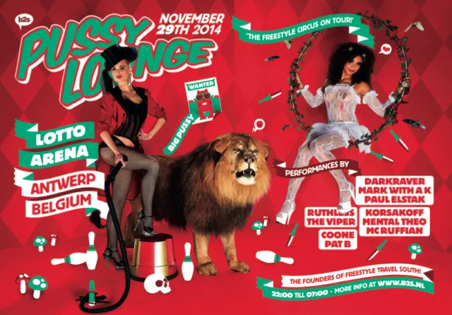 Poster: Pussy Lounge Belgium