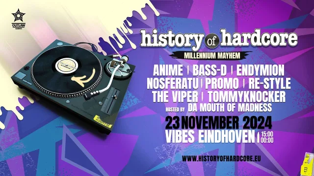 Poster: History of Hardcore - Millennium Mayhem