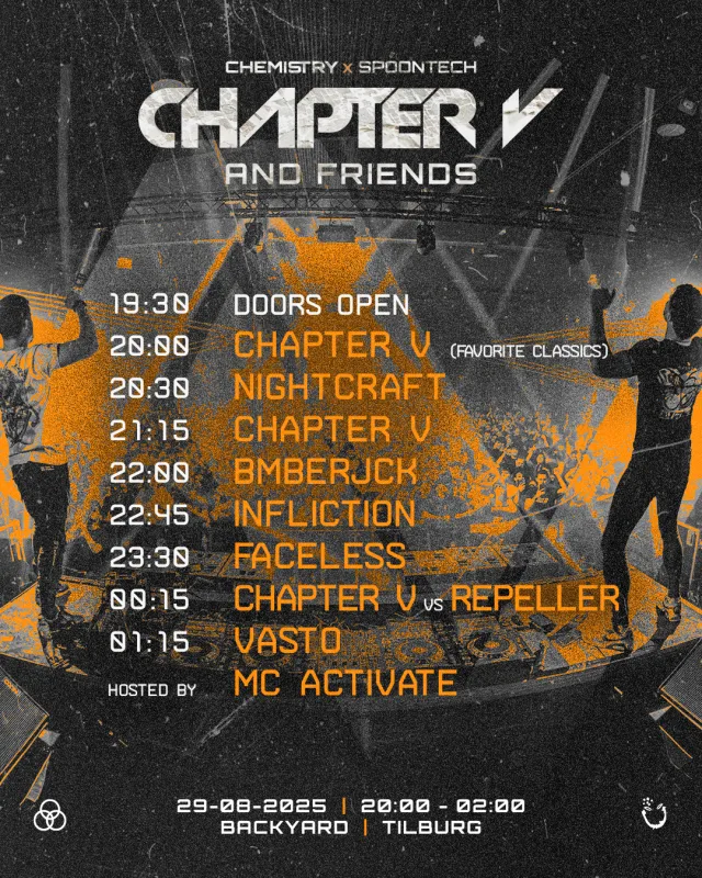 Poster: Chemistry Presents: Chapter V & Friends