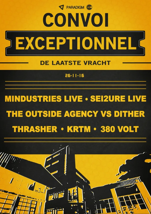 Poster: Convoi Exceptionnel - De Laatste Vracht