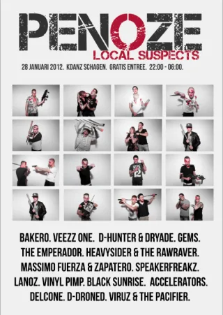 Poster: Penoze - Local Suspects || Kdanz, Schagen