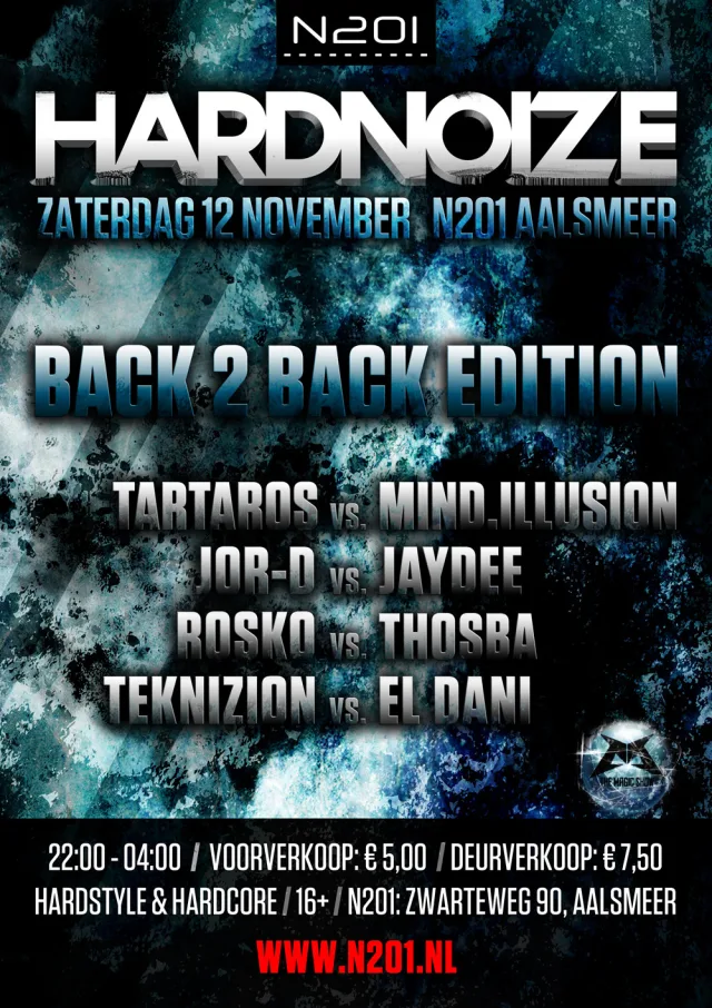Poster: Hardnoize - Back 2 Back Edition