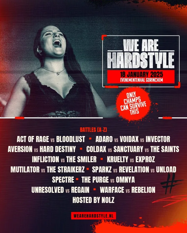 Poster: We Are Hardstyle 2025 - Arena of Champions