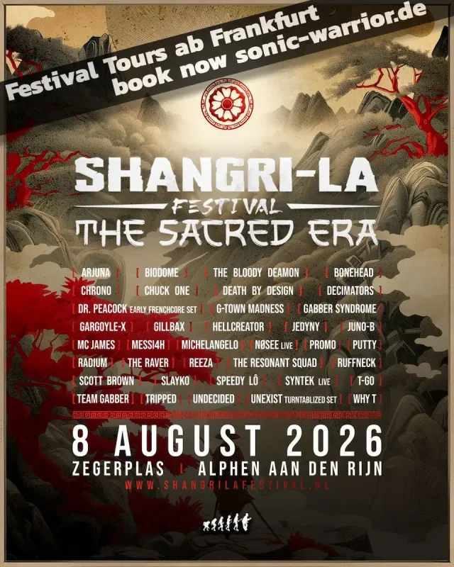 Poster: Shangri-La Festival (early hardcore)