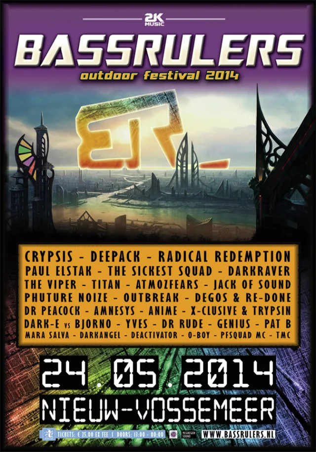 Poster: Bassrulers Outdoor 2014