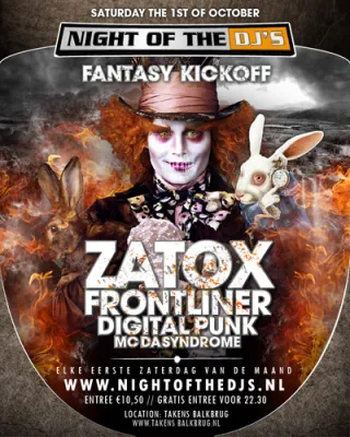 Poster: Night Of The DJ's - Fantasy Kickoff