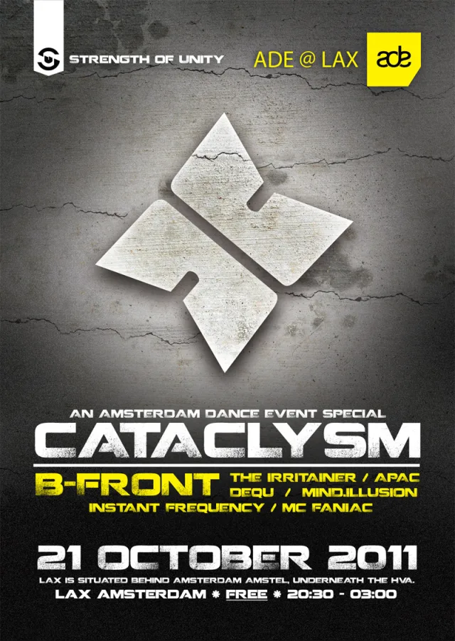 Poster: Cataclysm - Amsterdam Dance Event