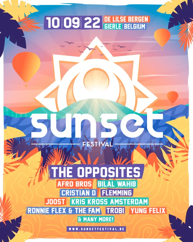 Poster: Sunset Festival 2022