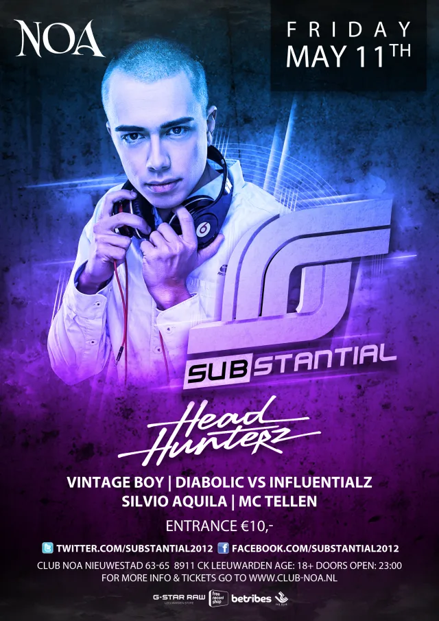 Poster: Substantial - Headhunterz