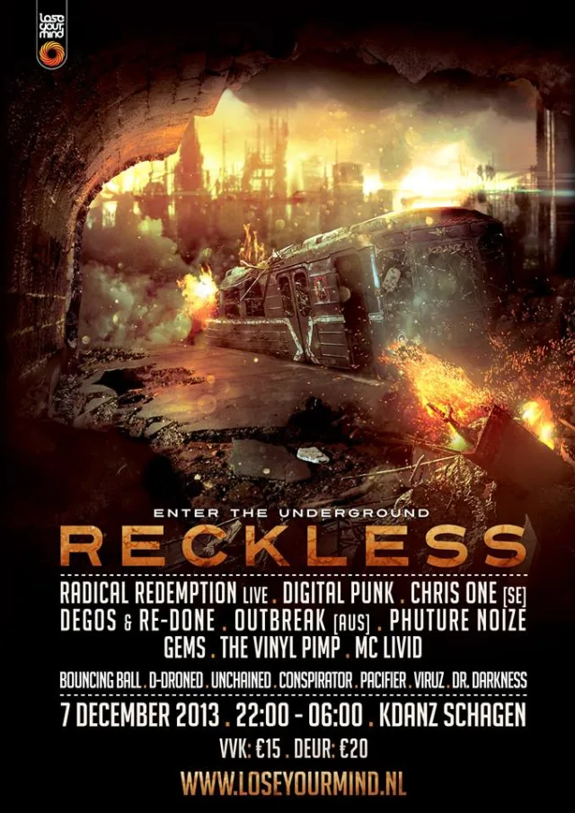 Poster: Reckless - 'Enter the Underground'