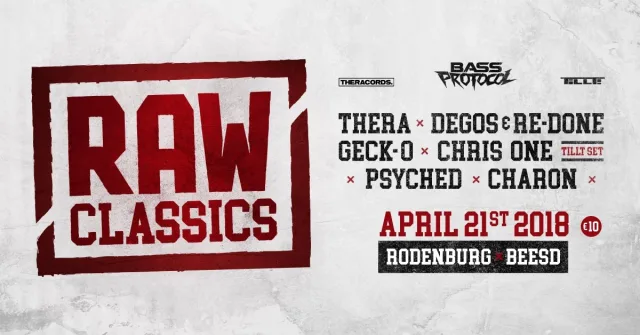 Poster: Bass Protocol x Raw Classics