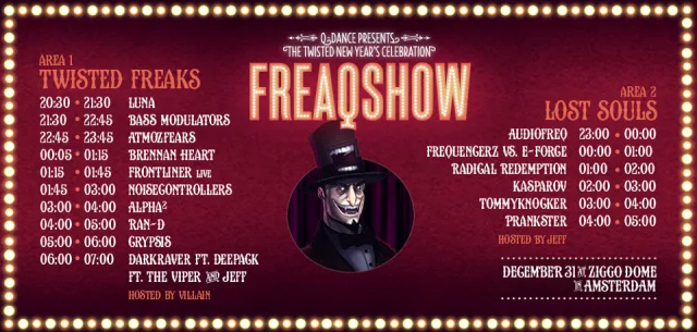 Poster: Nieuwjaarsknuffel Topic @ Freaqshow
