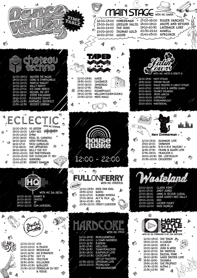 Poster: Dance valley 2012, Spaarnwoude