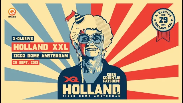 Poster: X-Qlusive Holland XXL 2018 - Geen Greintje Fatsoen