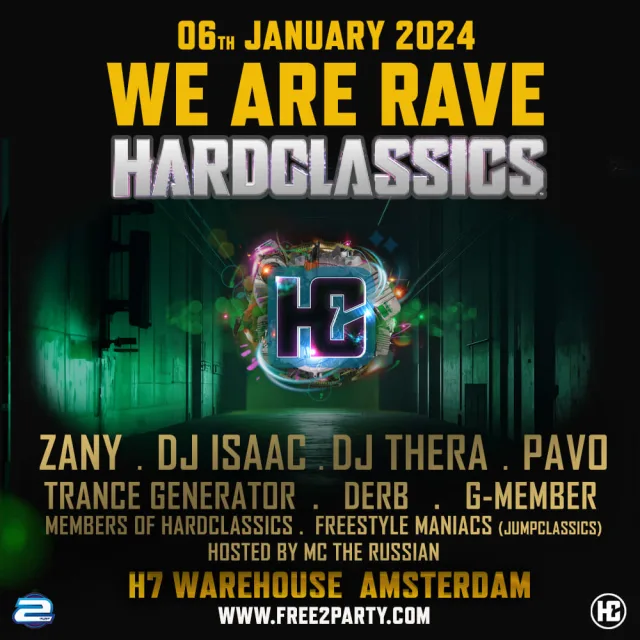 Poster: HARDCLASSICS - We Are Rave