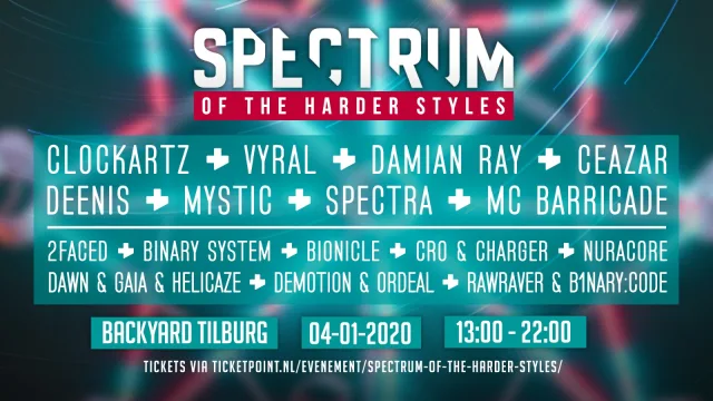 Poster: Spectrum of the Harder Styles Ft. Hardtraxx Hosting
