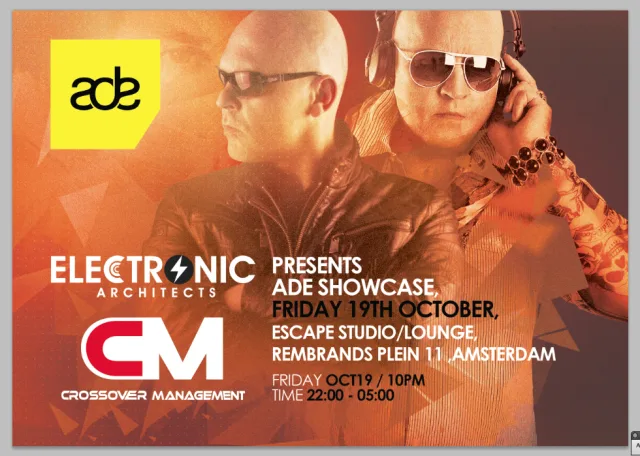 Poster: Crossover & Evolved Artists ADE Showcase - vrijdag