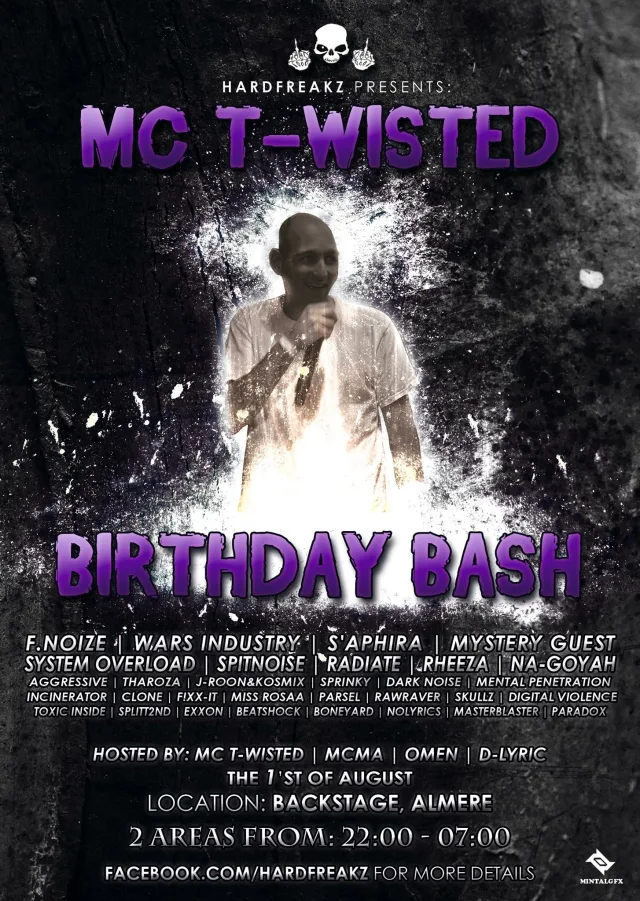 Poster: MC T-wisted Birthday Bash
