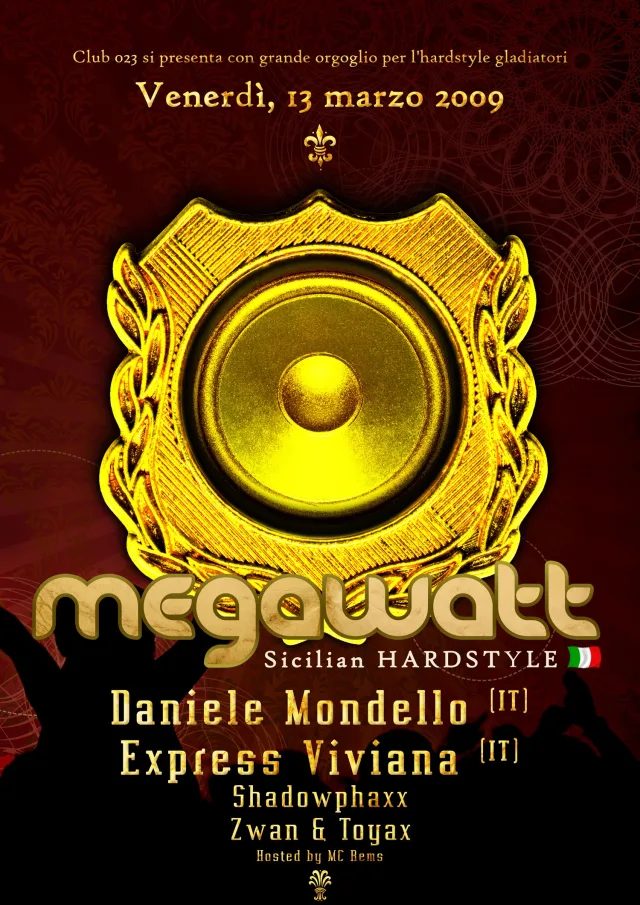 Poster: Megawatt Sicilian Hardstyle Haarlem