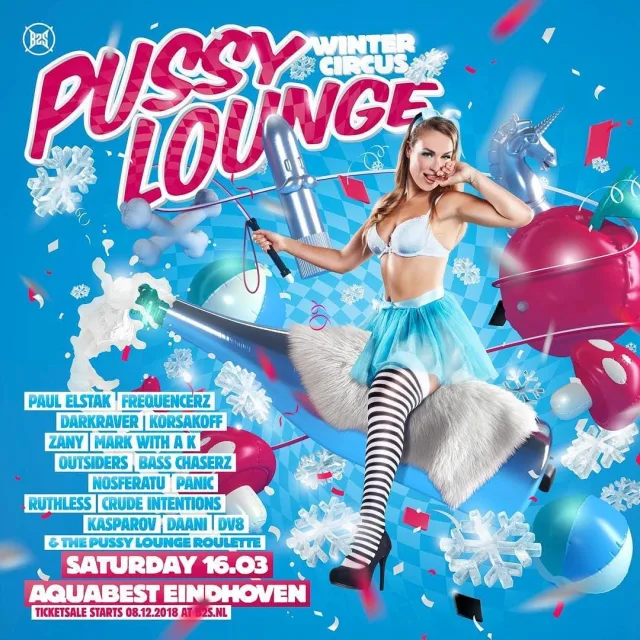 Poster: Pussy lounge Wintercircus 2019