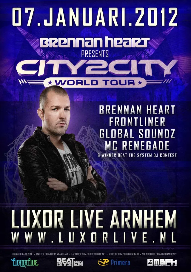 Poster: Brennan Heart City2City World Tour