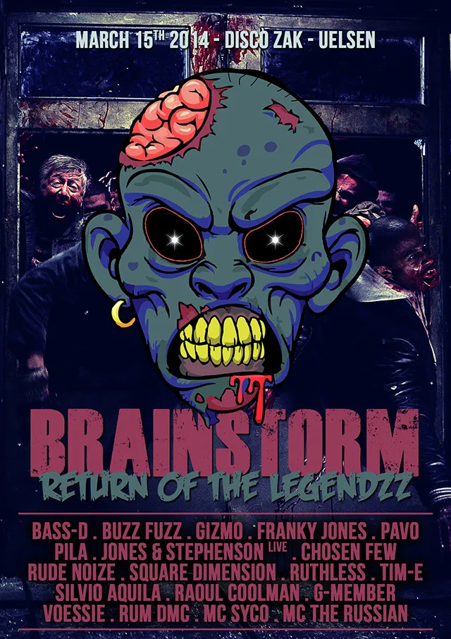 Poster: BRAINSTORM: Return of the Legendzz - ZAK / Uelsen