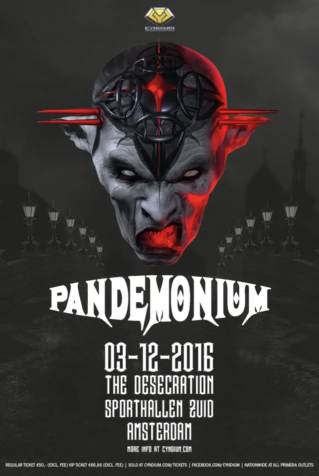 Poster: Pandemonium - The Desecration