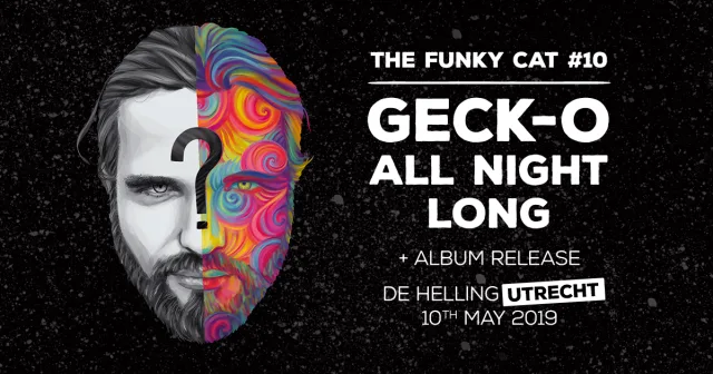 Poster: The Funky Cat #10 - Geck-o all night long + album release