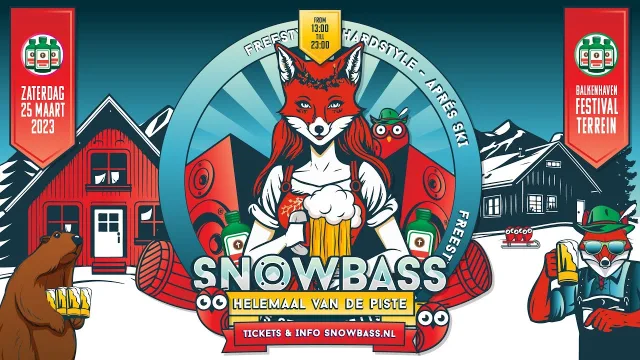 Poster: Snowbass Festival 2023 - Helemaal van de piste