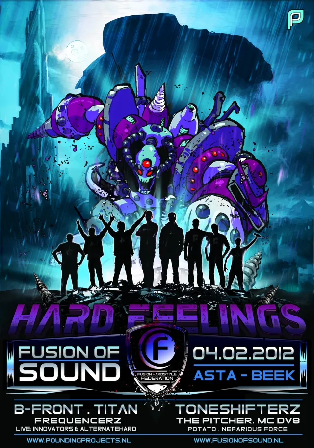 Poster: Hard Feelings - Fusion of Sound Tour