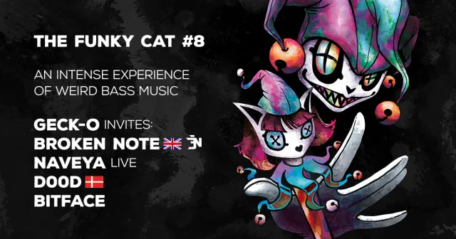 Poster: The Funky Cat #8 with Geck-o & Friends