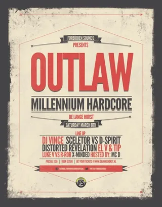 Poster: Outlaw Millennium Hardcore