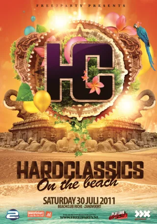 Poster: Hard Classics on the beach 2011