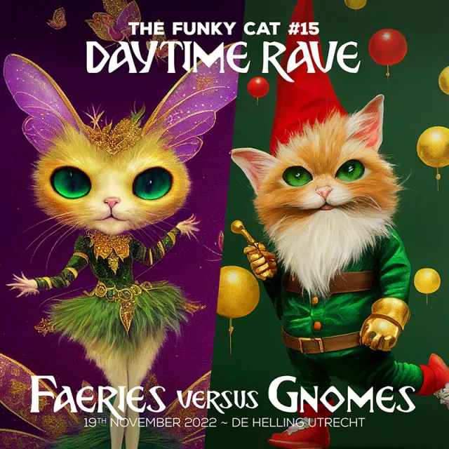 Poster: The Funky Cat #15 DAYTIME RAVE