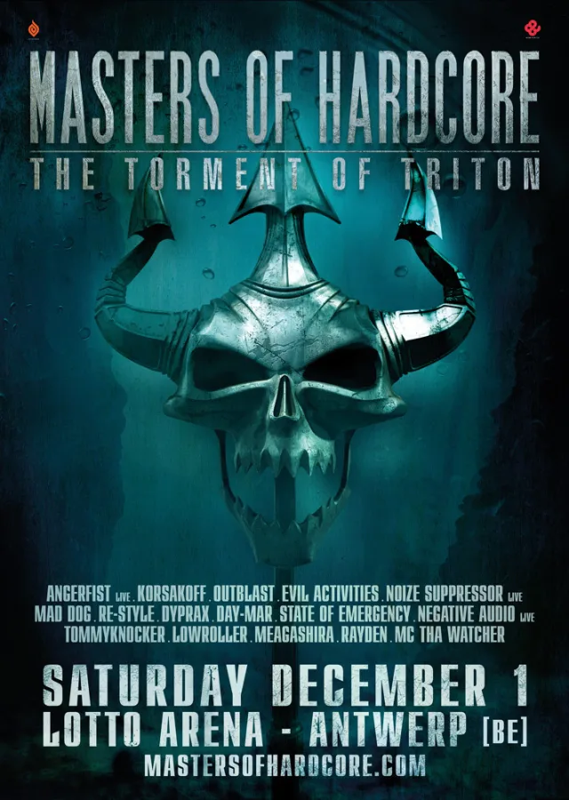 Poster: Masters Of Hardcore -The Torment Of Triton - Lotto Arena, Antwerpen