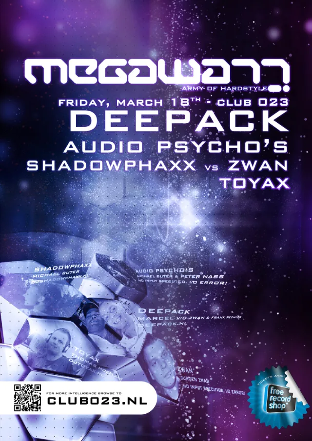 Poster: MegaWatt - Army of Hardstyle