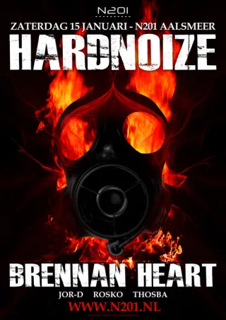 Poster: Hardnoize met o.a. Brennan Heart