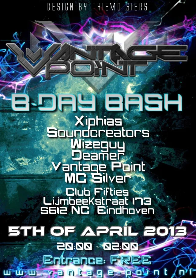 Poster: Vantage Point's Birthday Bash