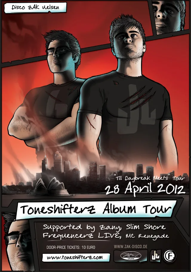 Poster: Toneshifterz Album Tour