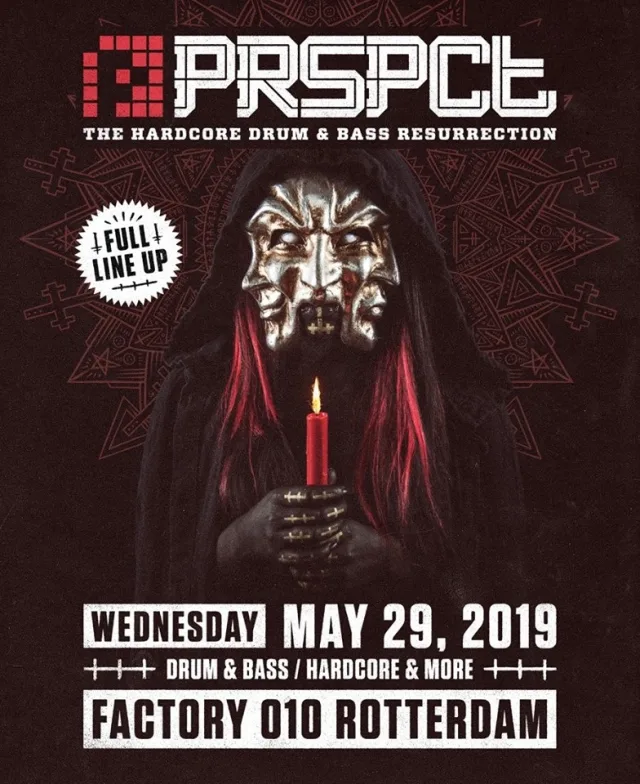 Poster: PRSPCT 2019 - The Hardcore Drum & Bass Resurrection