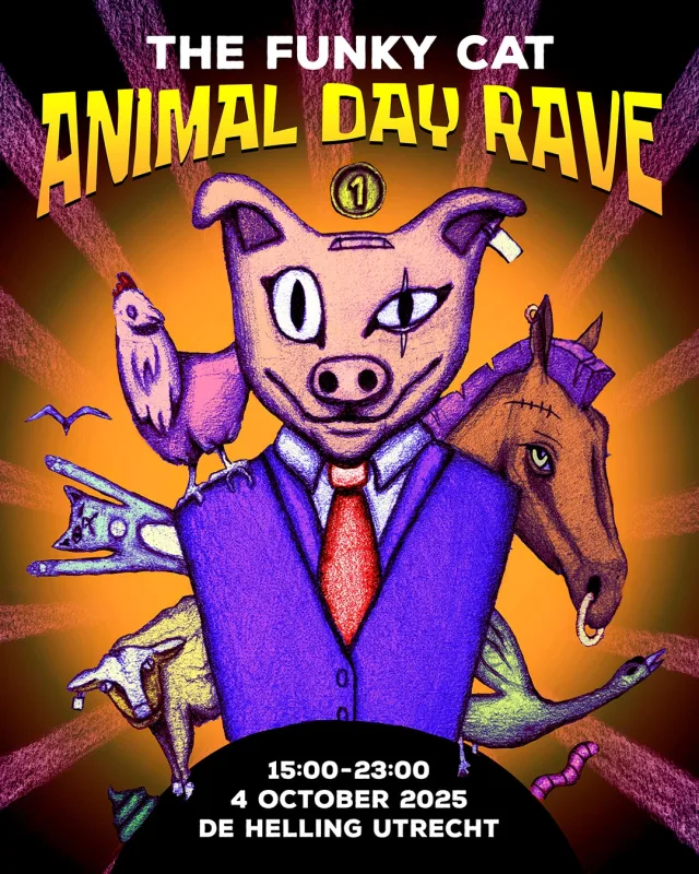 Poster: The Funky Cat #21 - Daytime Rave