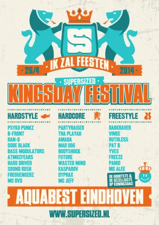 Poster: Supersized Kingsday Festival