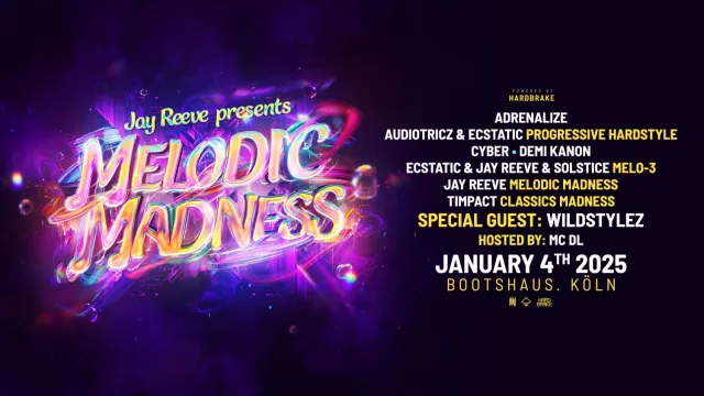 Poster: Jay Reeve presents Melodic Madness